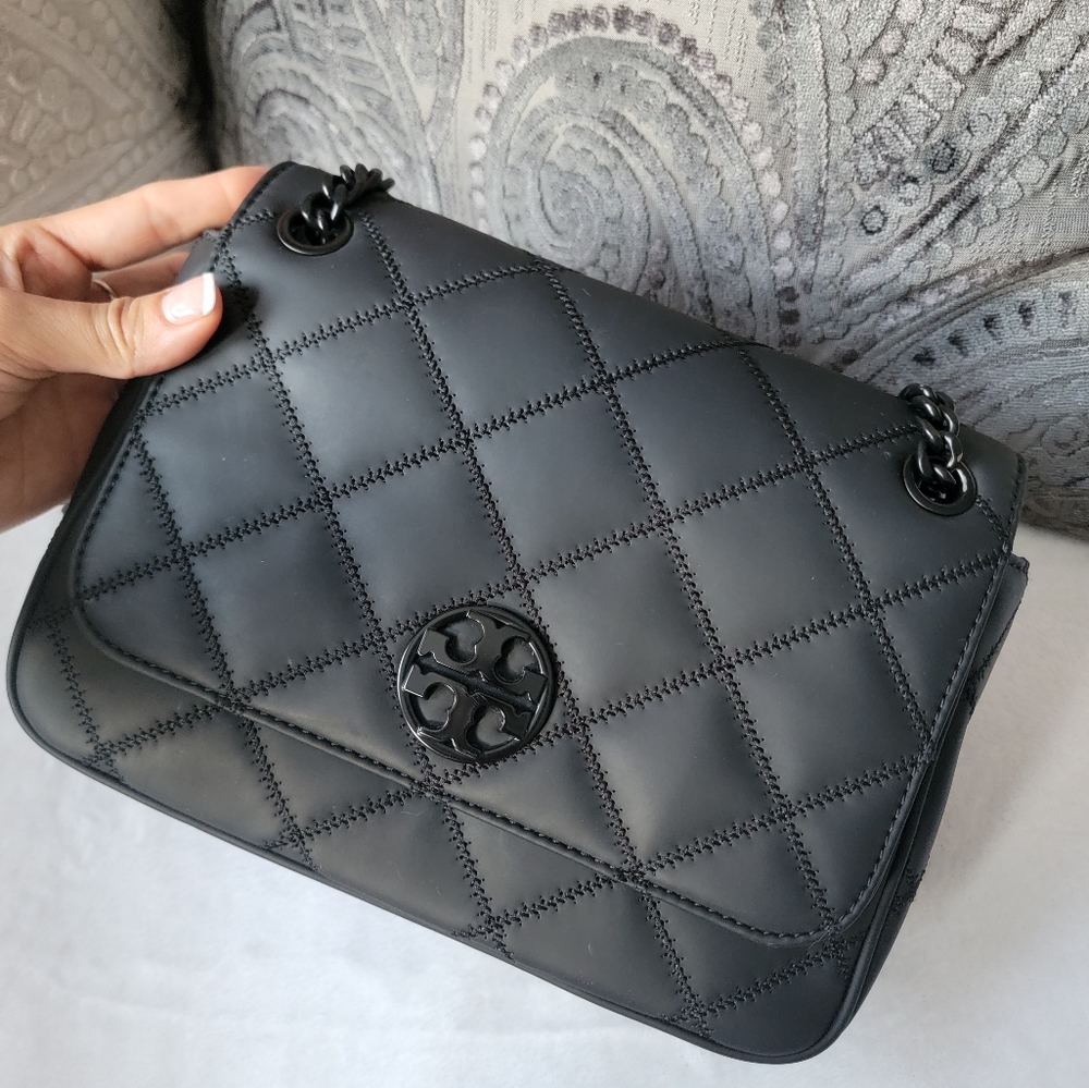 Tory Burch Matte Black Purse (updated!)